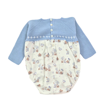 Pagliaccetto neonati con stampa elefanti