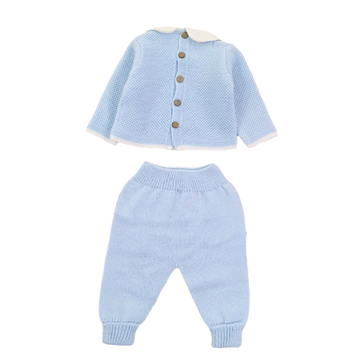 Completo neonato con treccia
