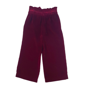 Pantalone velluto con fiocco a'lapage