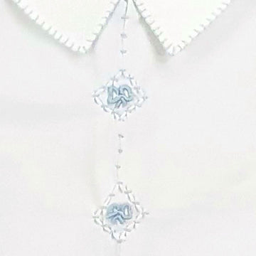 Tutina manica lunga cotone ricamo Piccola Giuggiola