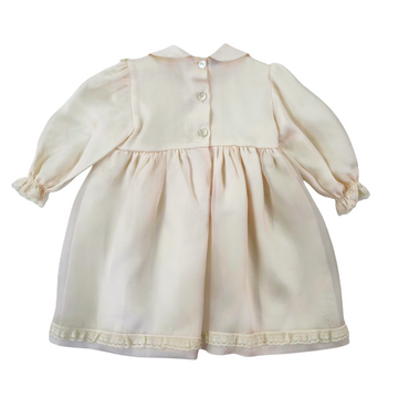 Abito Battesimale in organza seta con ricamo