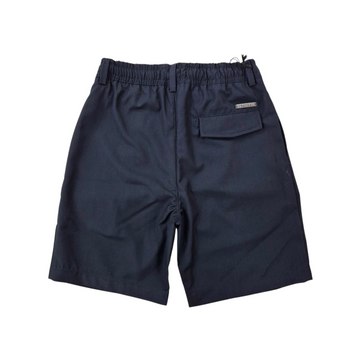 Bermuda junior in tela con laccio