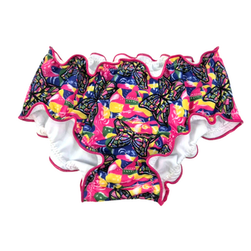 Costume slip neonata stampa butterfly