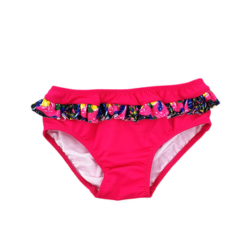 Costume slip neonata con balza "Butterfly"