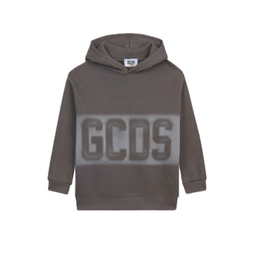 Felpa con cappuccio effetto Spray logo