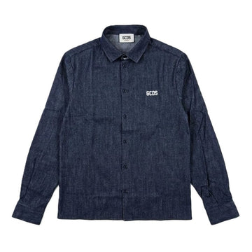 Camicia Jeans Logo GCDS