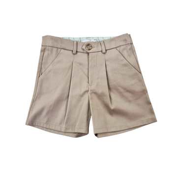 Shorts bimba in cotone con pinces Coccodè