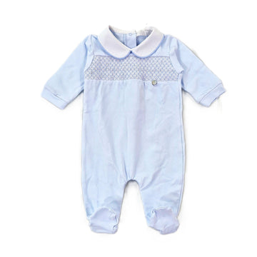 Tutina neonato con punto smock