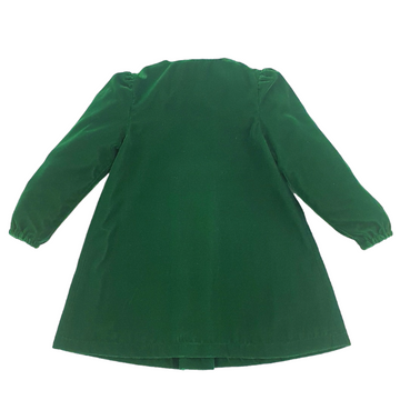 Abito velluto con bavero raso a'lapage