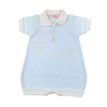 Pagliaccetto neonato in filo cotone
