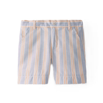 Bermuda in cotone a righe Laranjinha