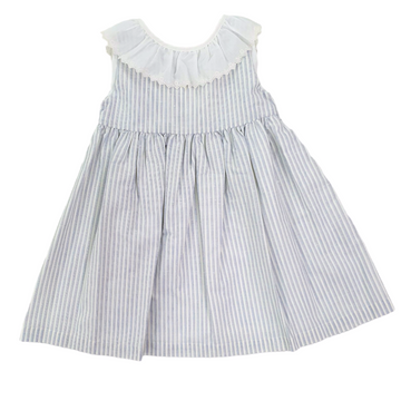 Abito bimba con colletto arricciato Laranjinha