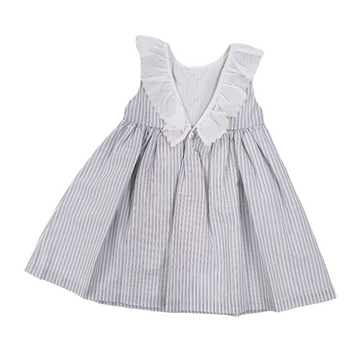 Abito bimba con colletto arricciato Laranjinha