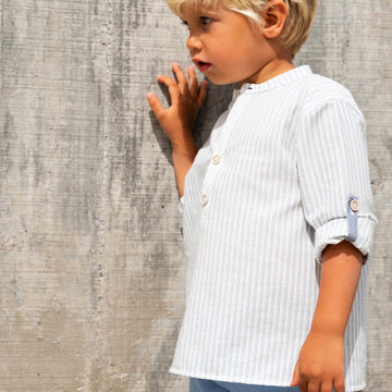 T-shirt serafina puro cotone a righe