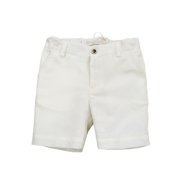 Bermuda bimbo in lino e cotone