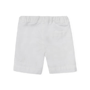 Bermuda bimbo in lino e cotone