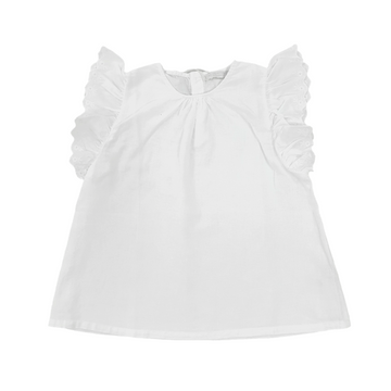 Blouse misto lino Laranjinha