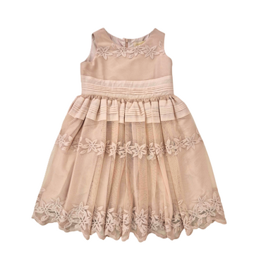 Abito cerimonia Bimba con ricamo Pamilla