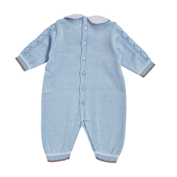 Tutina in filo cotone ricamo teddy "Fantasia"
