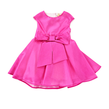 Abito bambina baciapiega e fiocco