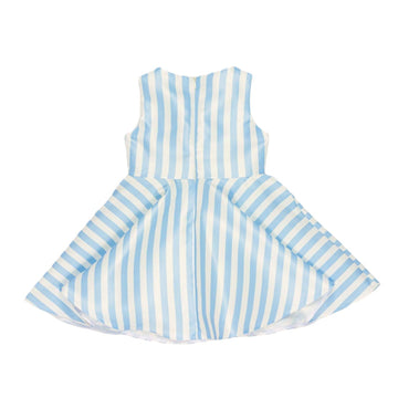 Abito Bambina a righe e fiocco