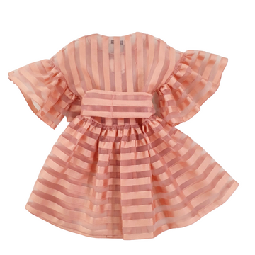 Abito "Ginestra" spolverino con cinta a'lapage