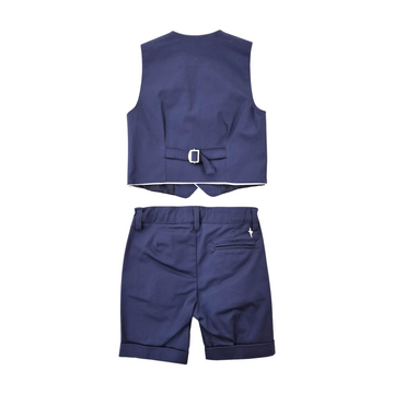 Gilet + bermuda bimbo in rasatello Paciotti