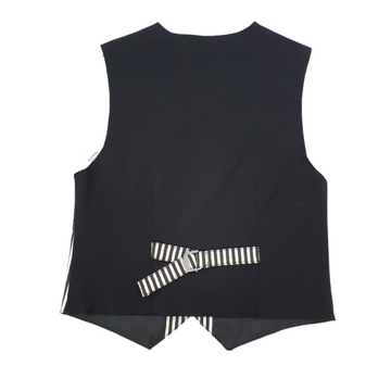 Gilet bimbo misto cotone a righe