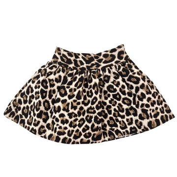 Gonna bimba jacquard maculato