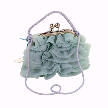 Borsa "Gelsomino" con balze a'lapage