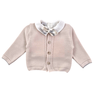 Completo neonato cerimonia salopette (lana)