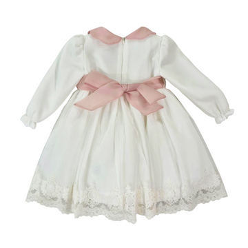 Abito neonata battesimale con pizzo