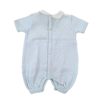 Pagliaccetto in filo con pizzo valenciennes