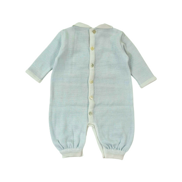 Pagliaccetto in filo cotone pizzo e ricamo Ladia