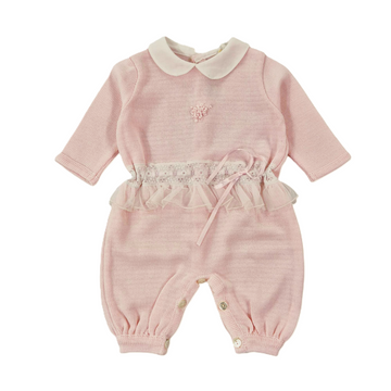 Pagliaccetto in filo con ricamo Ladia