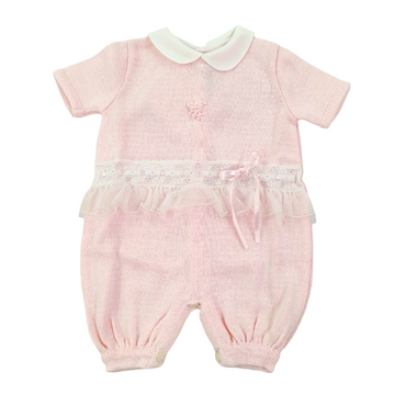 Pagliaccetto in filo con ricamo