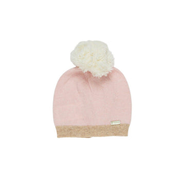 Cappellino neonata Teddy misto cashmere