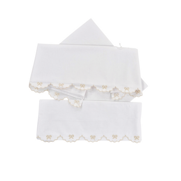 Lenzuolino cotone neonati culletta