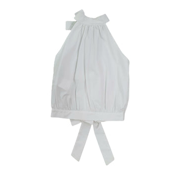 Top Girl accollato in cotone