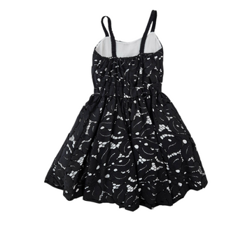 Abito girl in pizzo sangallo con fiocco