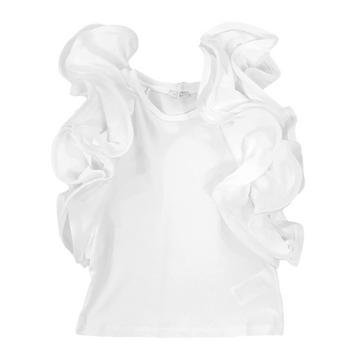 T-shirt girl con rouches Lù Lù by Miss Grant