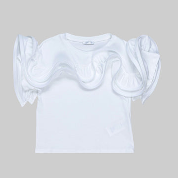 T-shirt girl con volantes Lù Lù by Miss Grant