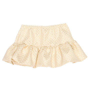 Gonna Girl broccato con balza