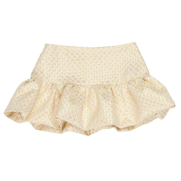 Gonna Girl broccato con balza