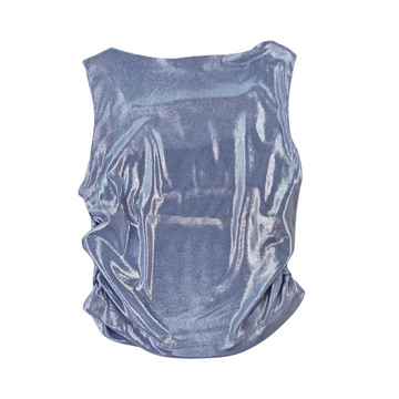 Canotta per bambina in lurex