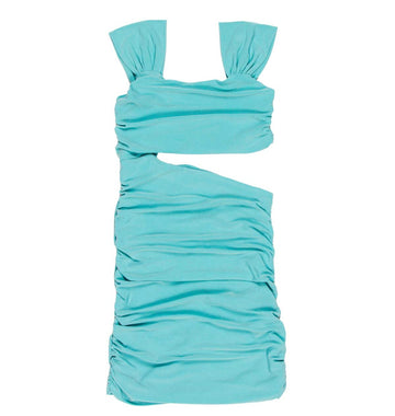 Abito Girl cut on drappeggiato