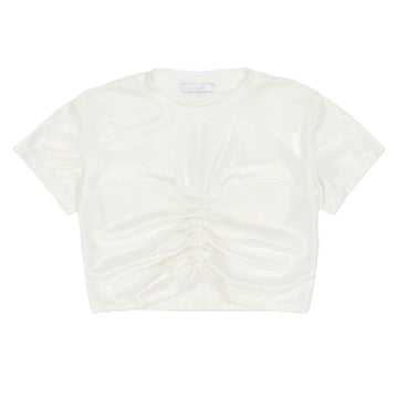 T-shirt corta Bimba in lurex