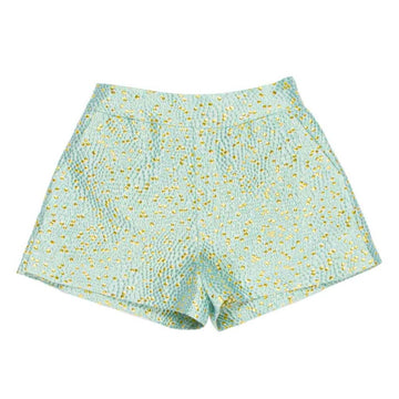 Shorts Girl in tessuto broccato