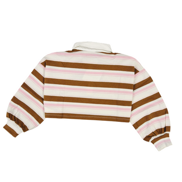 Polo corta Girl a righe