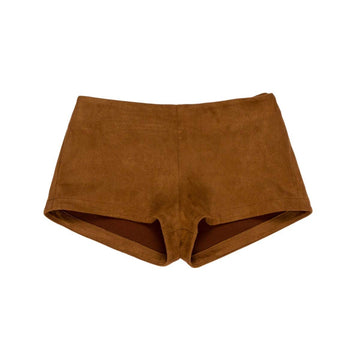 Shorts Bambina in velluto raso
